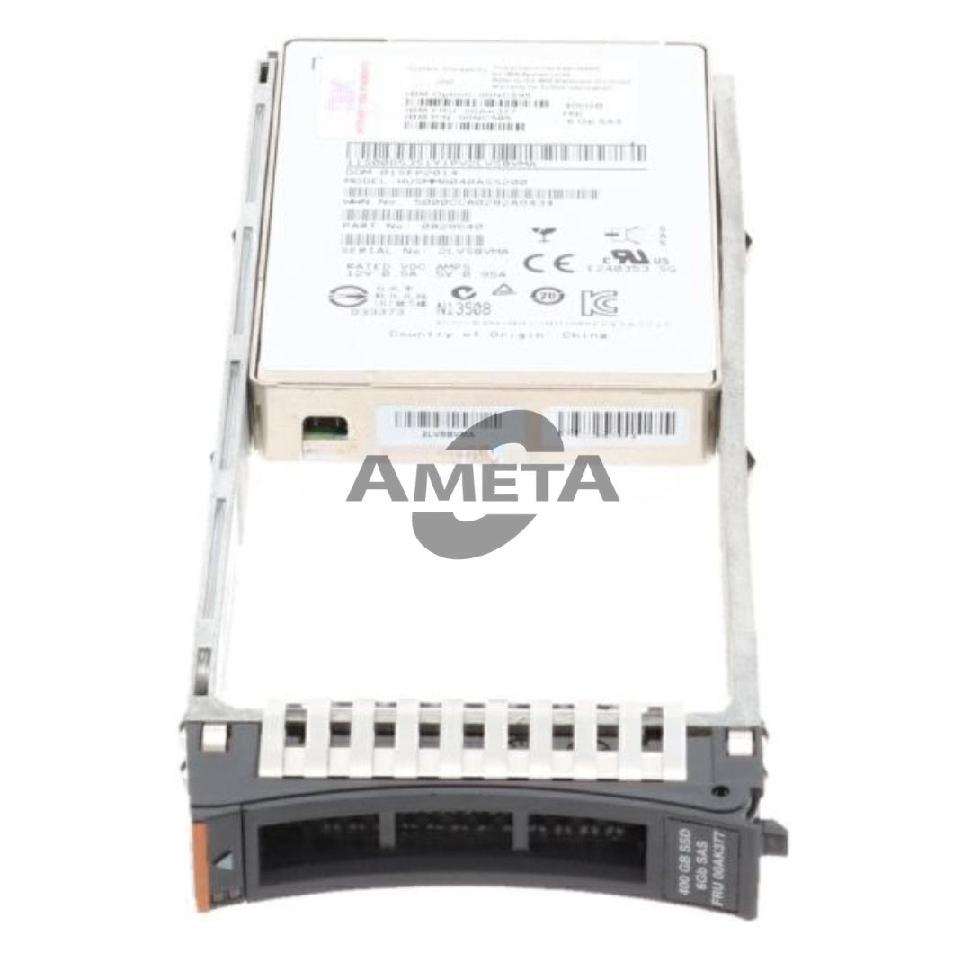 00MJ156 / 00AK377 - 400GB 12G SAS 2.5" Flash Drive V3700