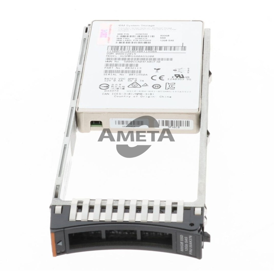 00MJ158 - 800GB 12G SAS 2.5" Flash Drive V3700