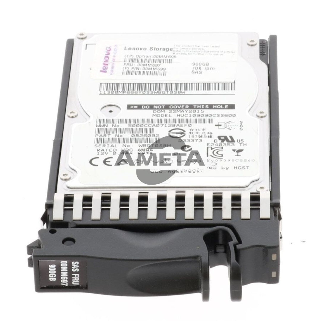 00MM695 / 00MM697 - Lenovo Storage 2.5" 900GB 10k SAS HDD
