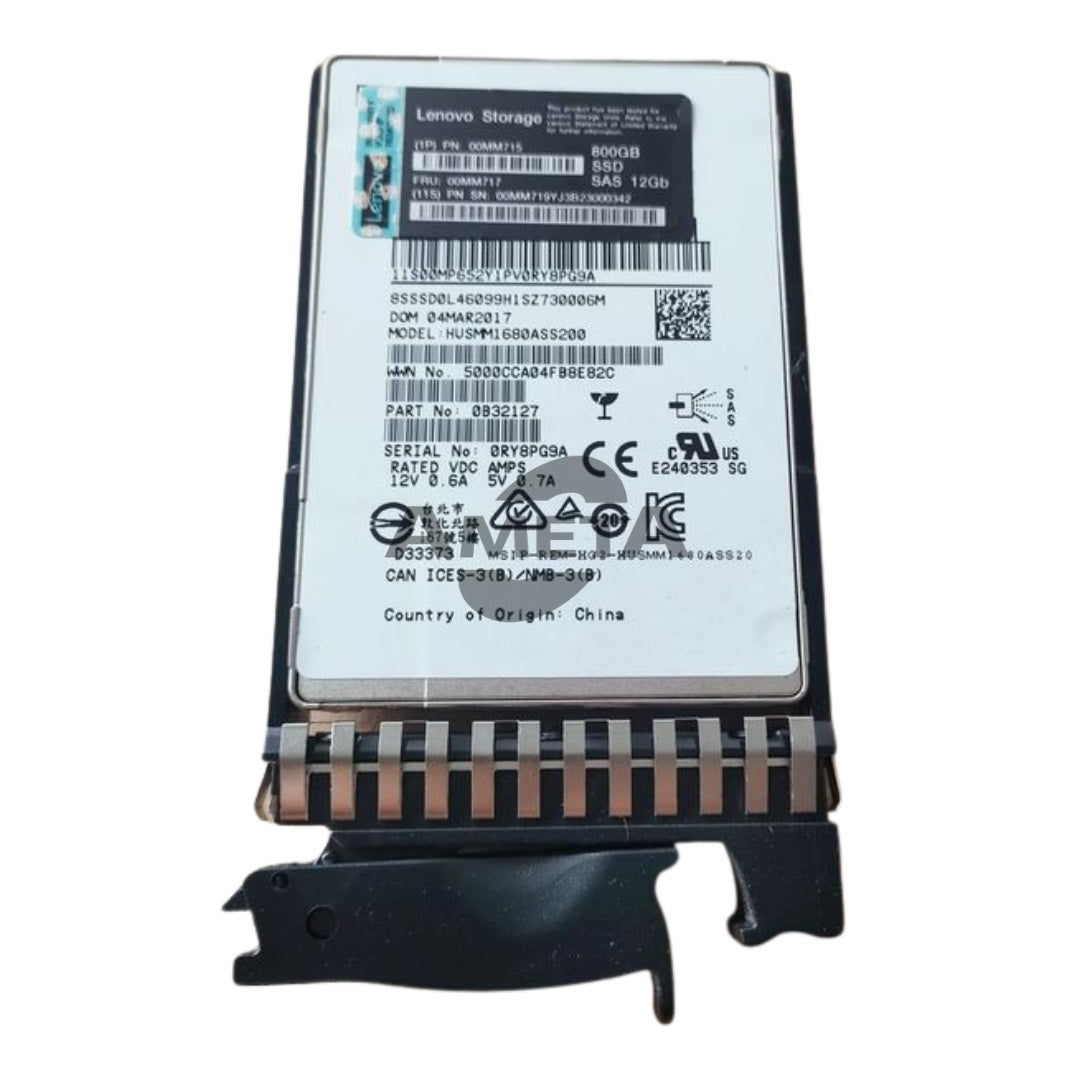 00MM715 / 00MM717 - Lenovo Storage 2.5" 800GB SSD (SAS)