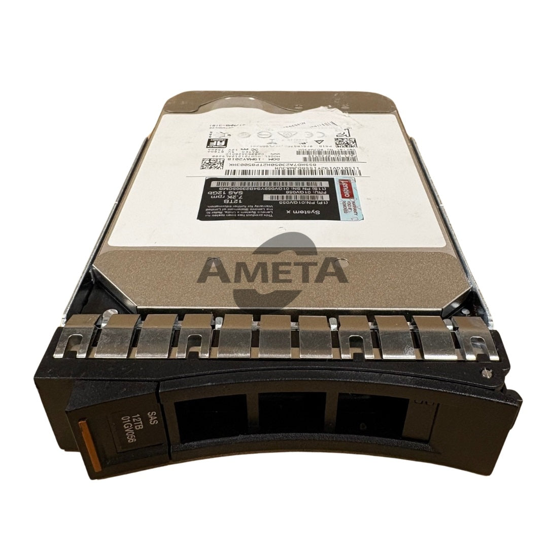 01GV055 / 01GV056 – Lenovo 12TB 7.2K 12Gbps SAS 3.5″ HS 512e HDD