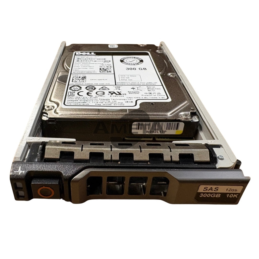 Dell 02M5JK – 300GB 10K 12Gb/s SAS 512n 2.5" Enterprise HDD