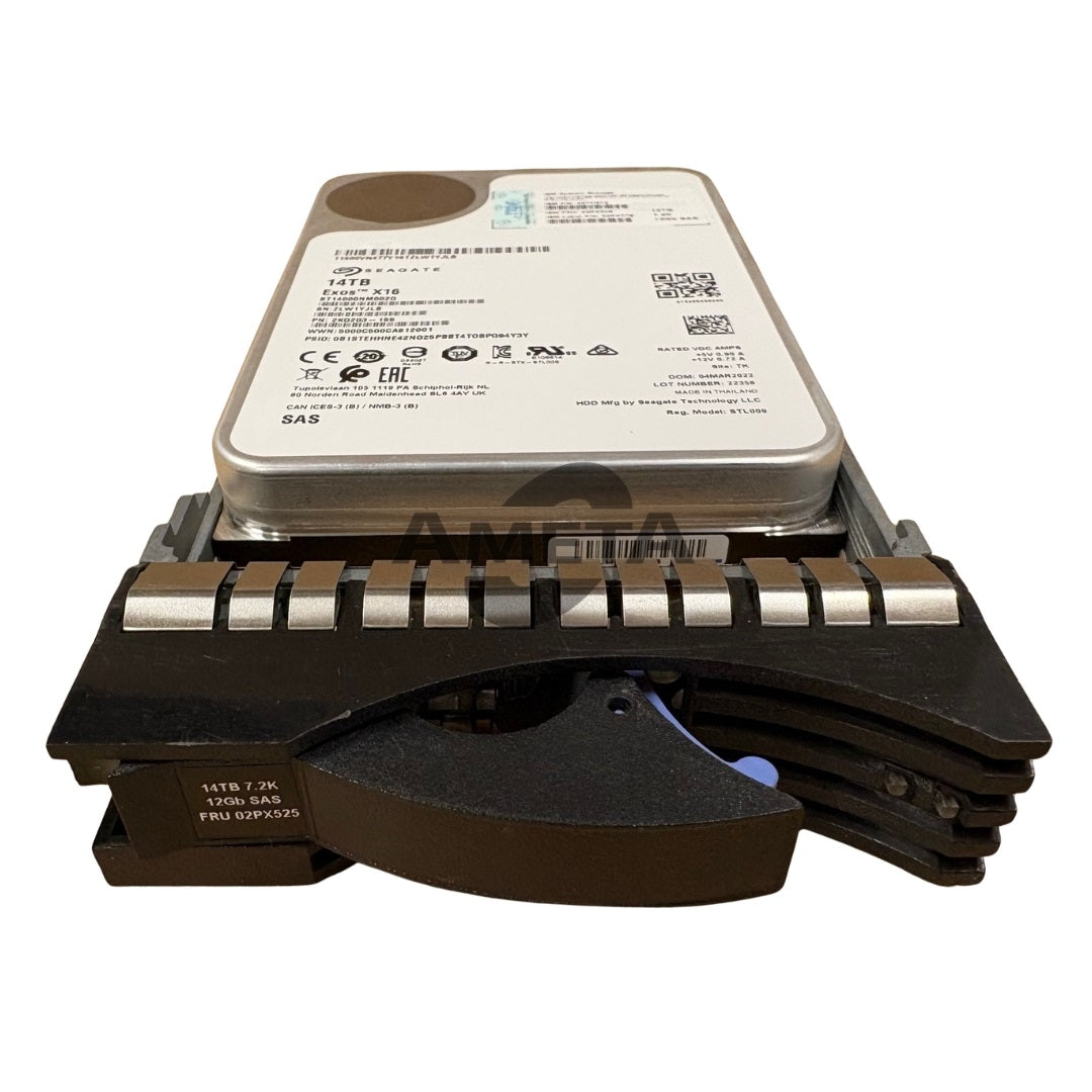 IBM 2072-AL3E / 02PX525 / 02PX778 / 02YC072 – 14TB 7.2K 12Gb/s SAS NL LFF Enterprise HDD (for FlashSystem)