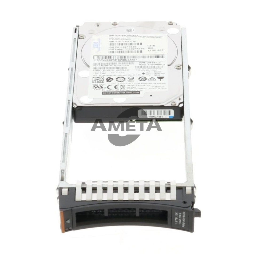 IBM 2072-AL6A / 02PX589 - IBM Storwize 1.8TB 10K 12G SAS SFF HDD