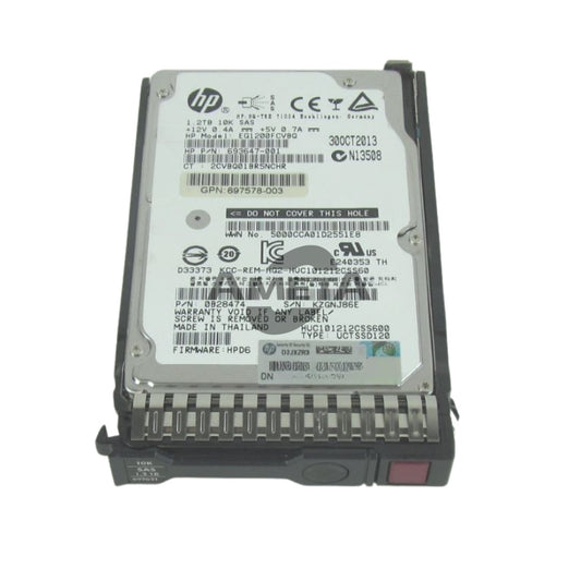 697631-001 - HP 1.2TB 10K 6G 2.5" SAS SC HDD