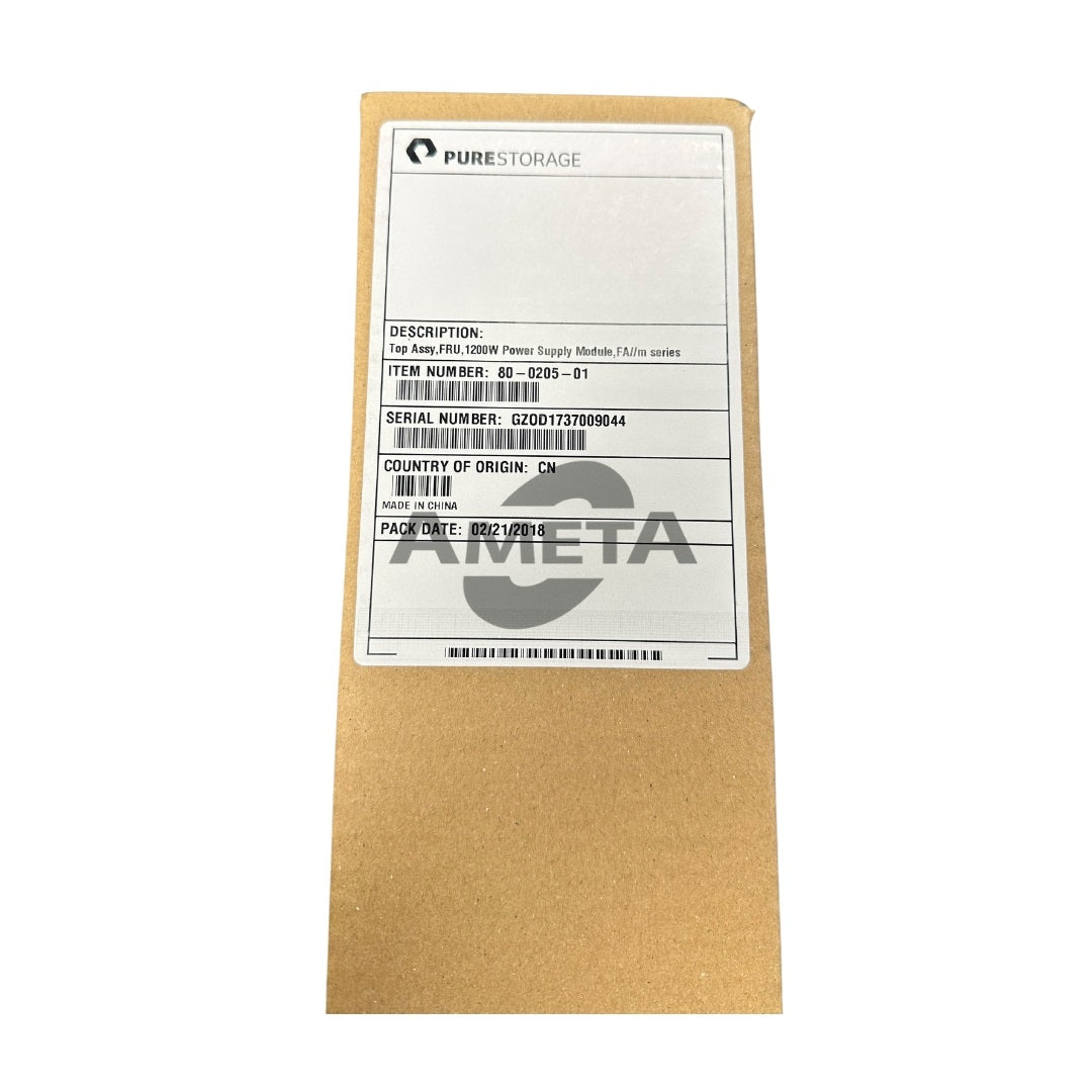 80-0205-01 - PURESTORAGE 1200W Power Supply Module - FA//m series -