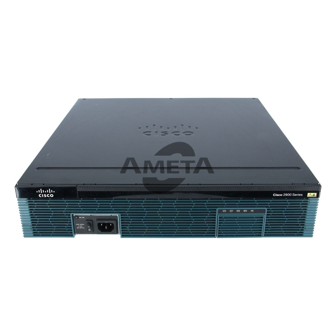 C2921-VSEC/K9 - Cisco 2921 Voice Sec. Bundle, PVDM3-32, UC&SEC Lic, FL-CUBE10