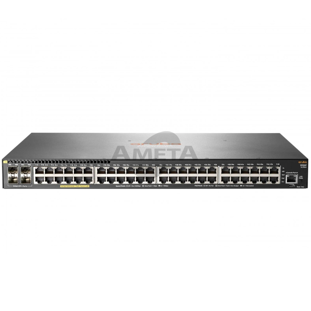 HPE JL256A - HP Aruba 2930F 48G PoE+ 4SFP+ Switch - Ameta Computer