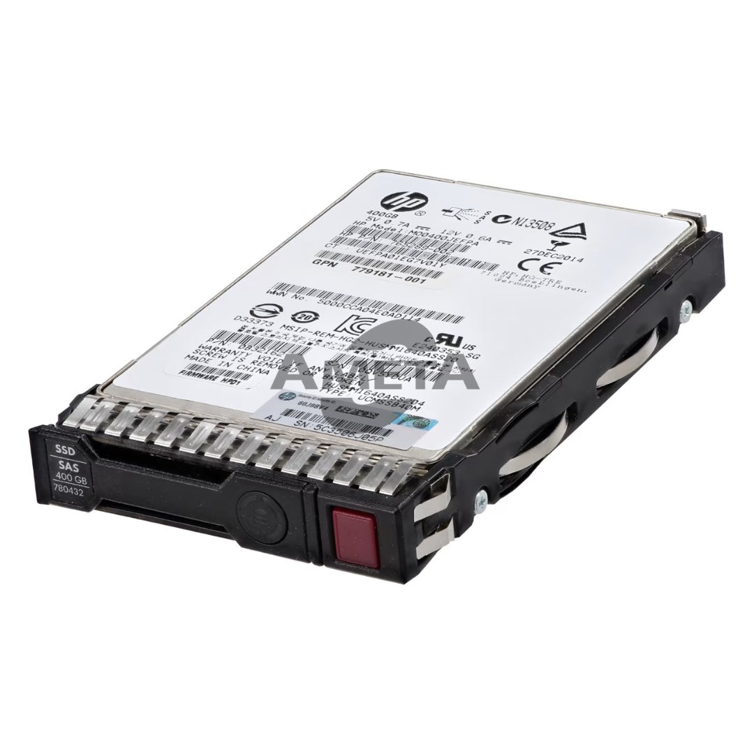 P04558-B21 / 780432-001 - HPE 400GB SAS 12G WI SFF SC H2 SSD