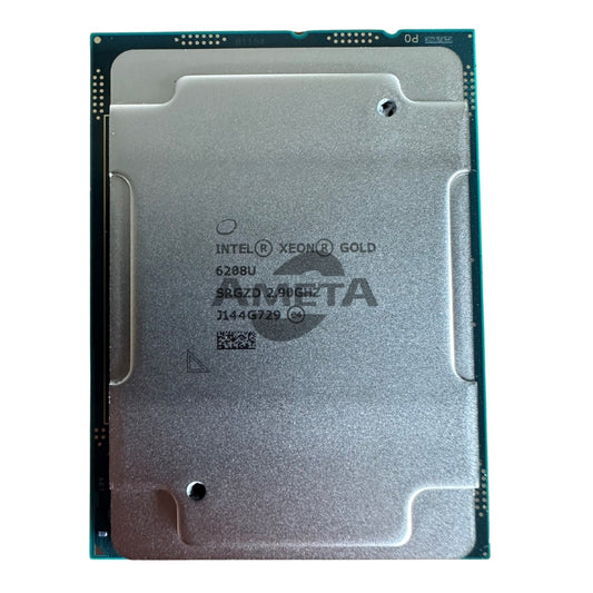 Intel Xeon Gold 6208U (SRGZD) – 16-core 2.9GHz server CPU with 22MB cache and 150W TDP. Ideal for scalable data centers and high-performance workloads.