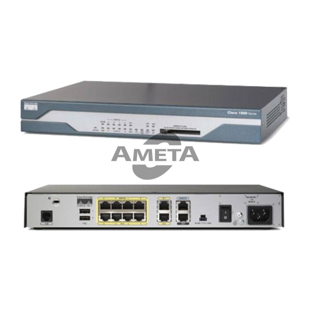 CISCO1803W-AG-B/K9 - G.SHDSL Router w/802.11a+g FCC Compl and Security