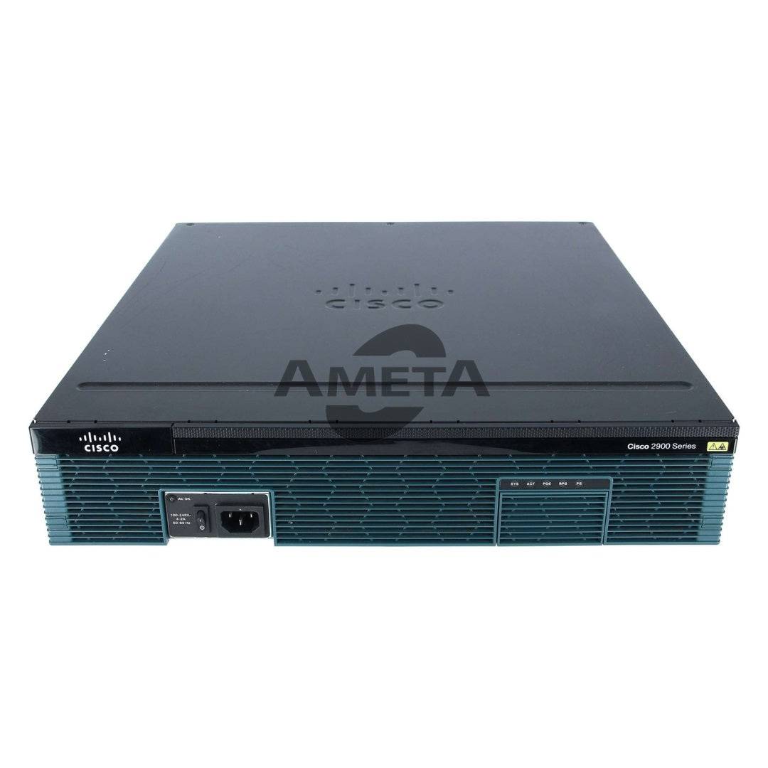 CISCO2921/K9 - Cisco 2921 w/3 GE.4 EHWIC.3 DSP.1 SM.256MB CF.512MB DRAM.IPB