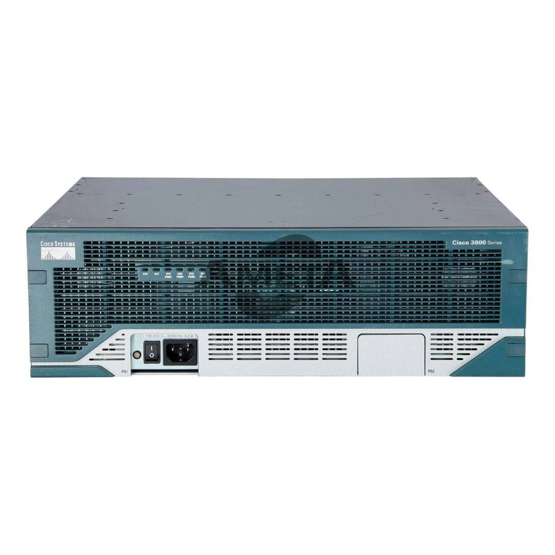 CISCO3845 - Cisco 3845 AC PWR, 2GE, 1SFP, 4NME, 4HWIC, IP Base