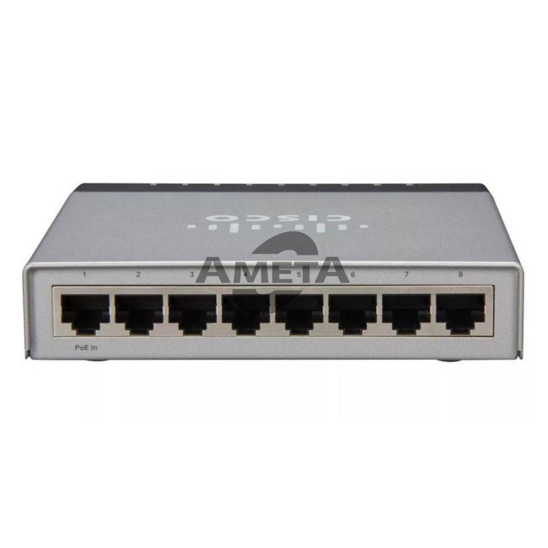 SG200-08 - Cisco 8-port Gigabit PoE Smart Switch
