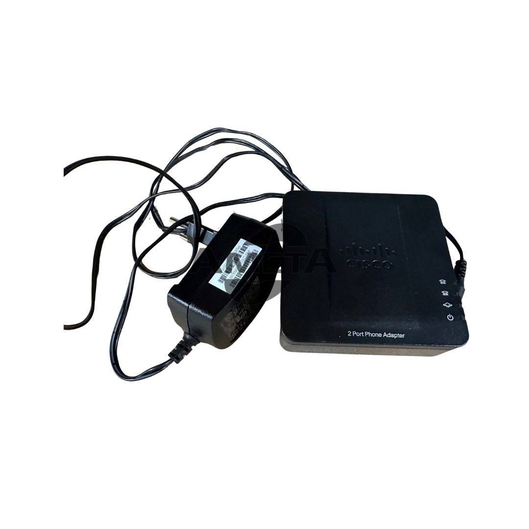 SPA112 - Cisco SPA112 2-Port Phone Adapter w/ Power Adapter