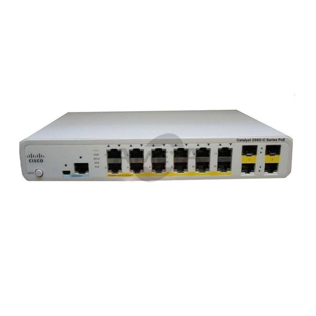 WS-C2960C-8TC-L - Catalyst 2960C Switch 8 FE, 2 x Dual Uplink, Lan Base
