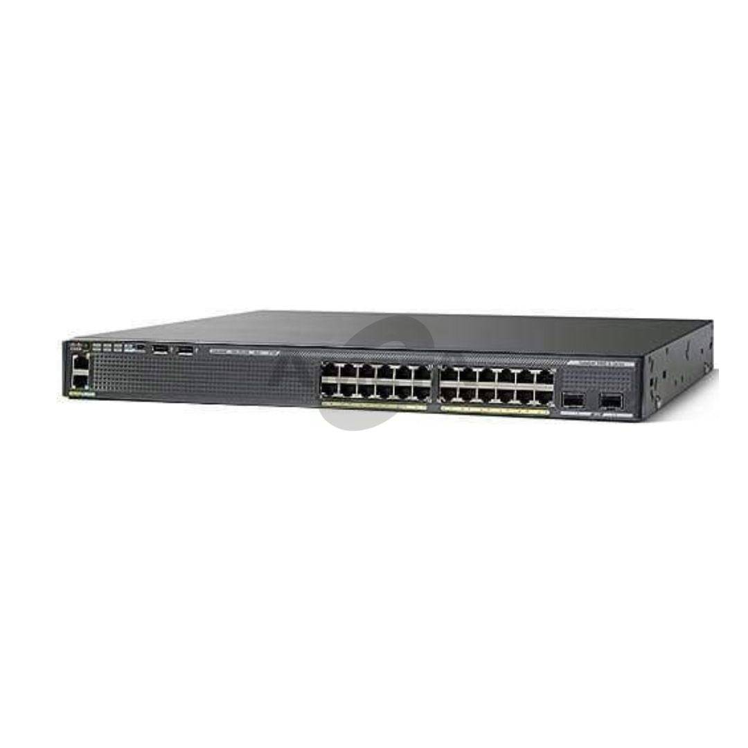 WS-C2960X-24PD-L - Catalyst 2960-X 24 GigE PoE 370W, 2 x 10G SFP+, LAN Base
