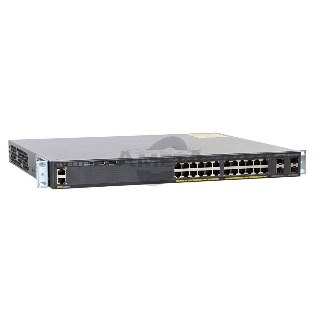 WS-C2960X-24PS-L - Catalyst 2960-X 24 GigE PoE 370W, 4 x 1G SFP, LAN Base
