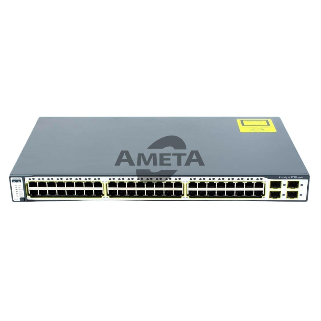 WS-C3750-48TS-E - Cisco Catalyst 3750 48 10/100 + 4 SFP Enhanced