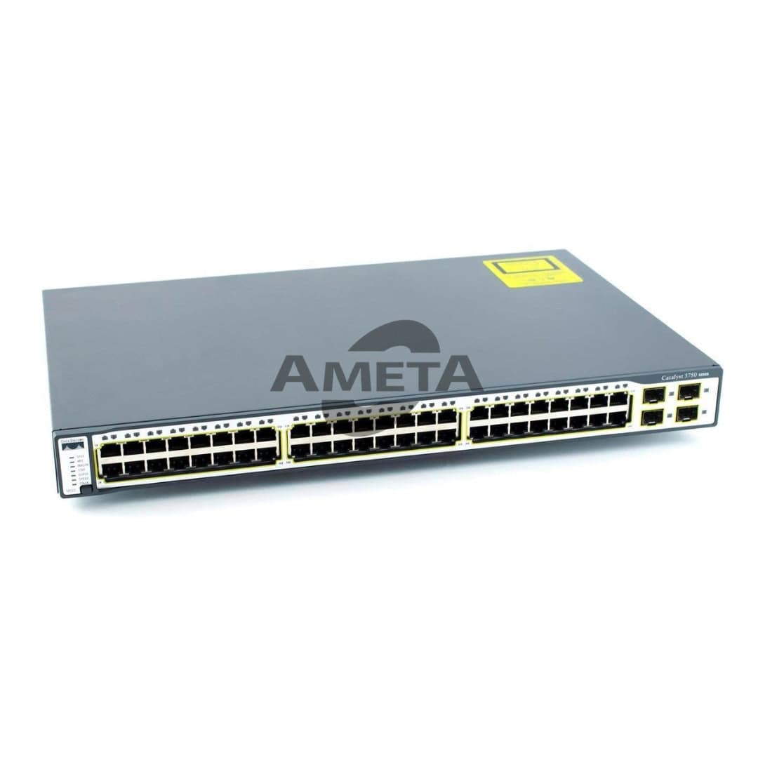 WS-C3750-48TS-S - Catalyst 3750 48 10/100 + 4 SFP Std. Multilayer Image