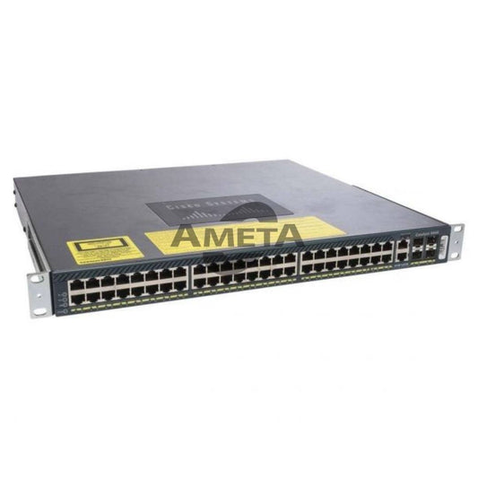WS-C4948-S - Cisco Catalyst 4948, IPB s/w, 48-Port 10/100/1000+4 SFP, 1 AC p/s