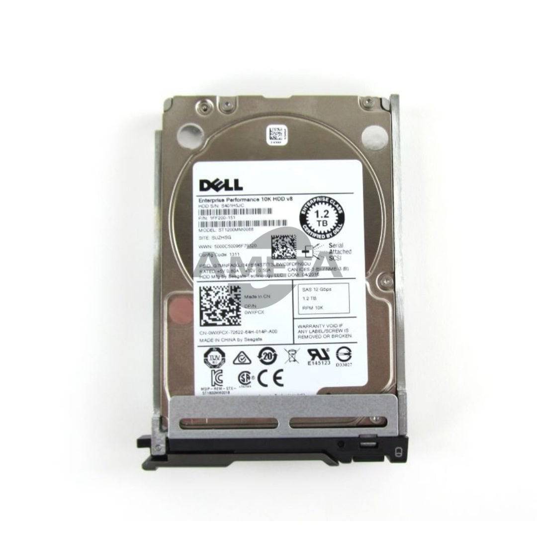 0WXPCX / WXPCX - DELL 1.2TB 10K 12G 2.5INCH SAS HDD