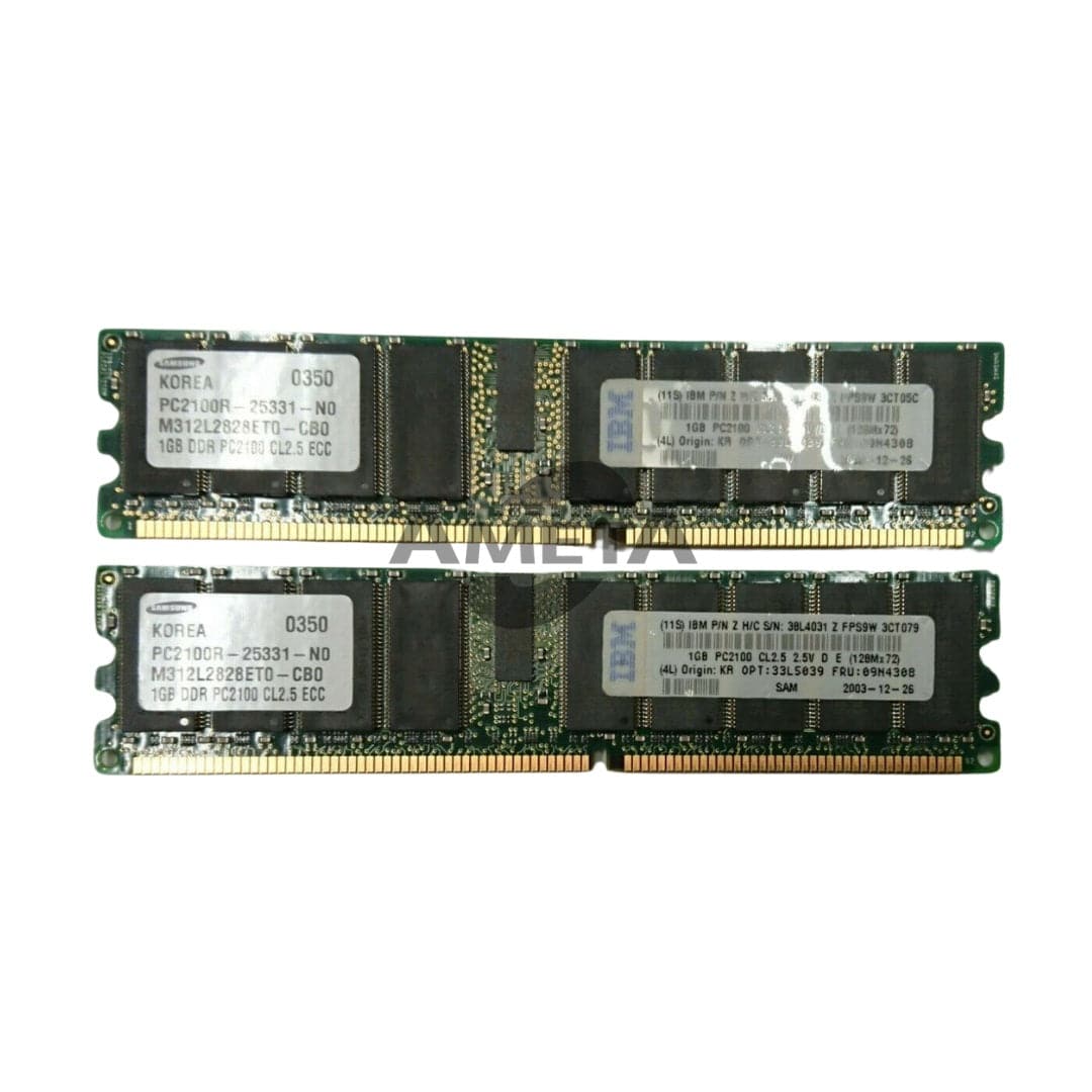 300680-B21 - 2048MB (2x1024) PC2100 DDR SDRAM