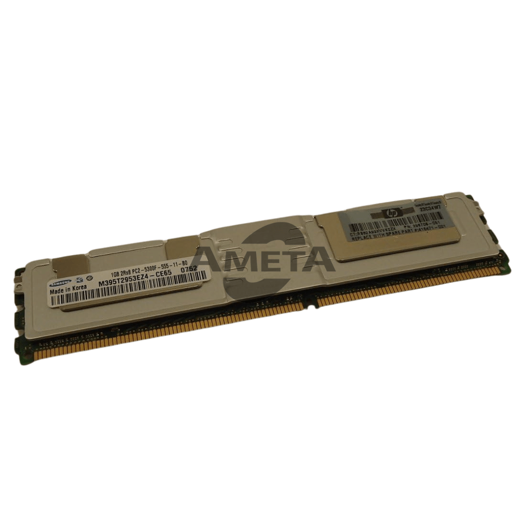 398706-001 - HP 1GB PC2-5300F 2RX8 Memory DIMM