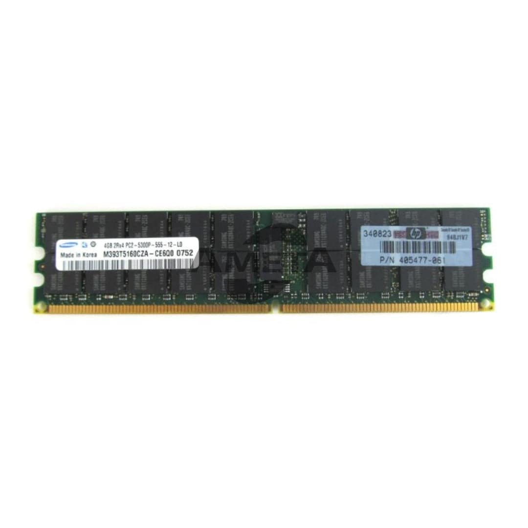 405477-061 - HP 4GB 2RX4 PC2-5300P-555 Memory Kit