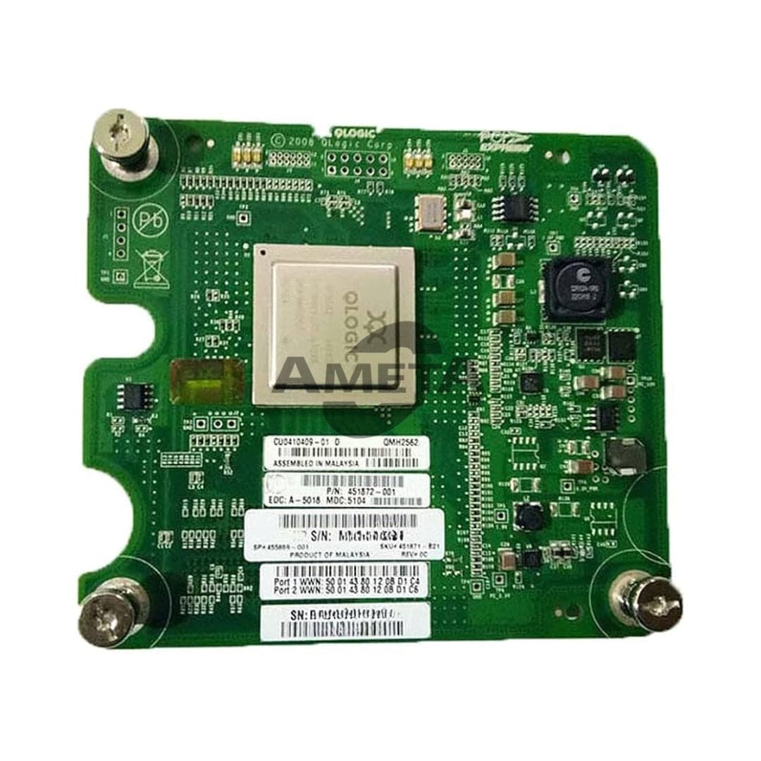 451871-B21 / 451872-001 - HP BLc QLogic QMH2562 8Gb FC HBA Opt