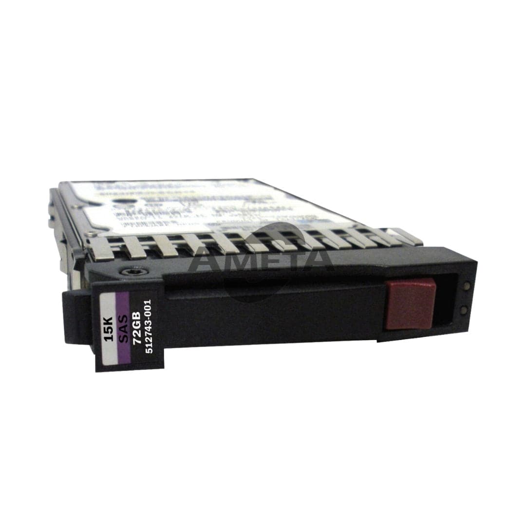 512544-001 / 512743-001 - HP 72GB 15K 6G 2.5" SAS DP HDD