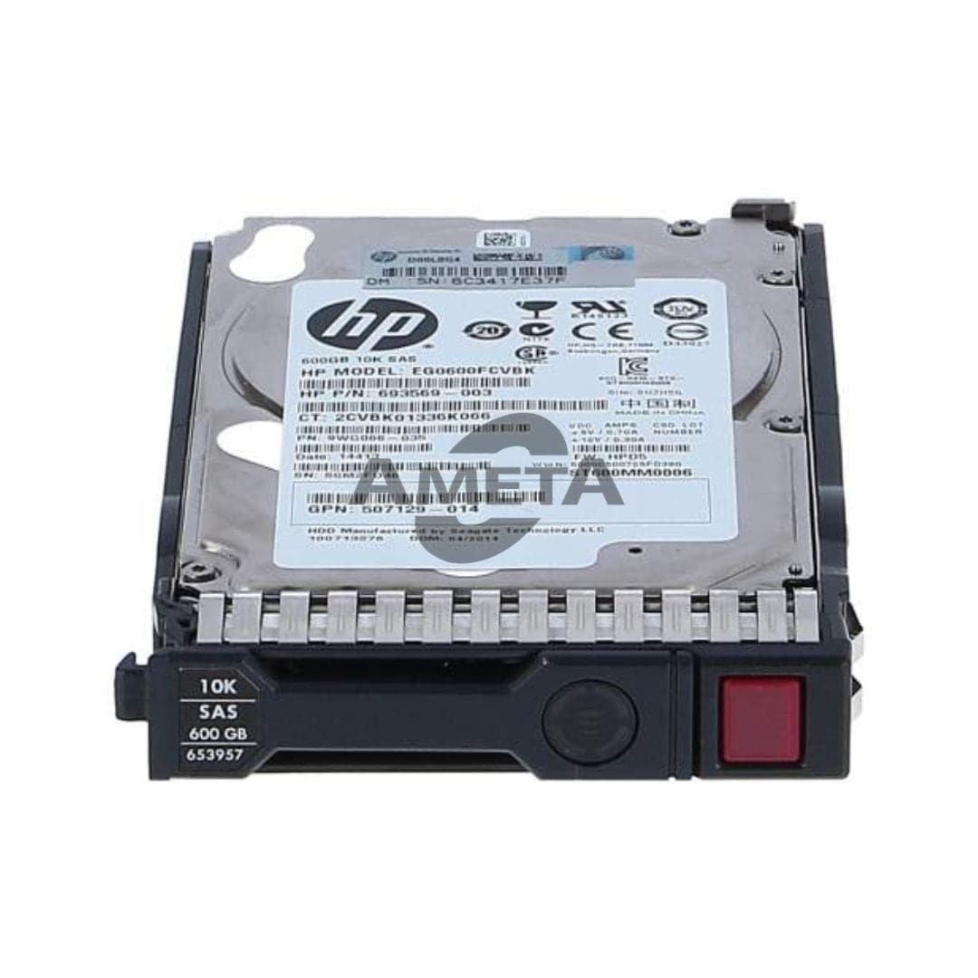 652583-B21 / 653957-001 - HP 600GB 6G SAS 10K SFF SC HDD