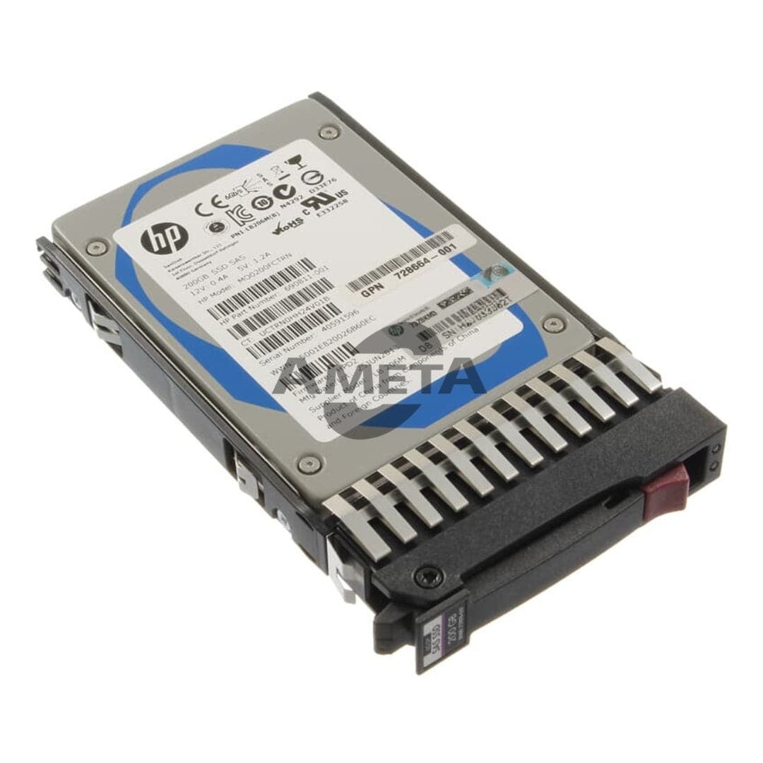 717876-001 - HP MSA 200GB 6G 2.5INCH ME SAS SSD