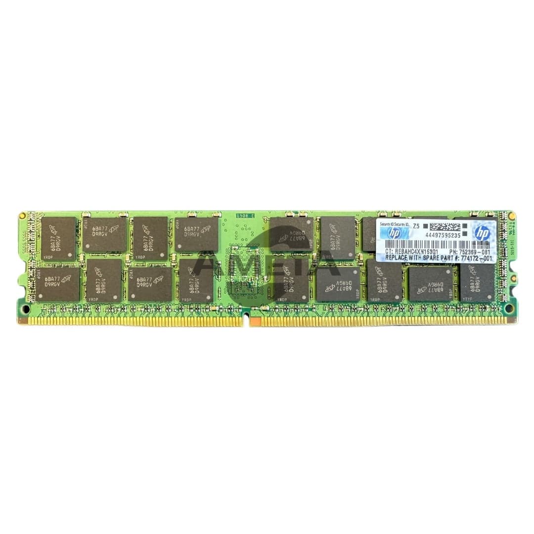726719-B21 / 752369-081 / 774172-001 - HP 16GB (1x16GB) Dual Rank x4 DDR4-2133 Memory DIMM