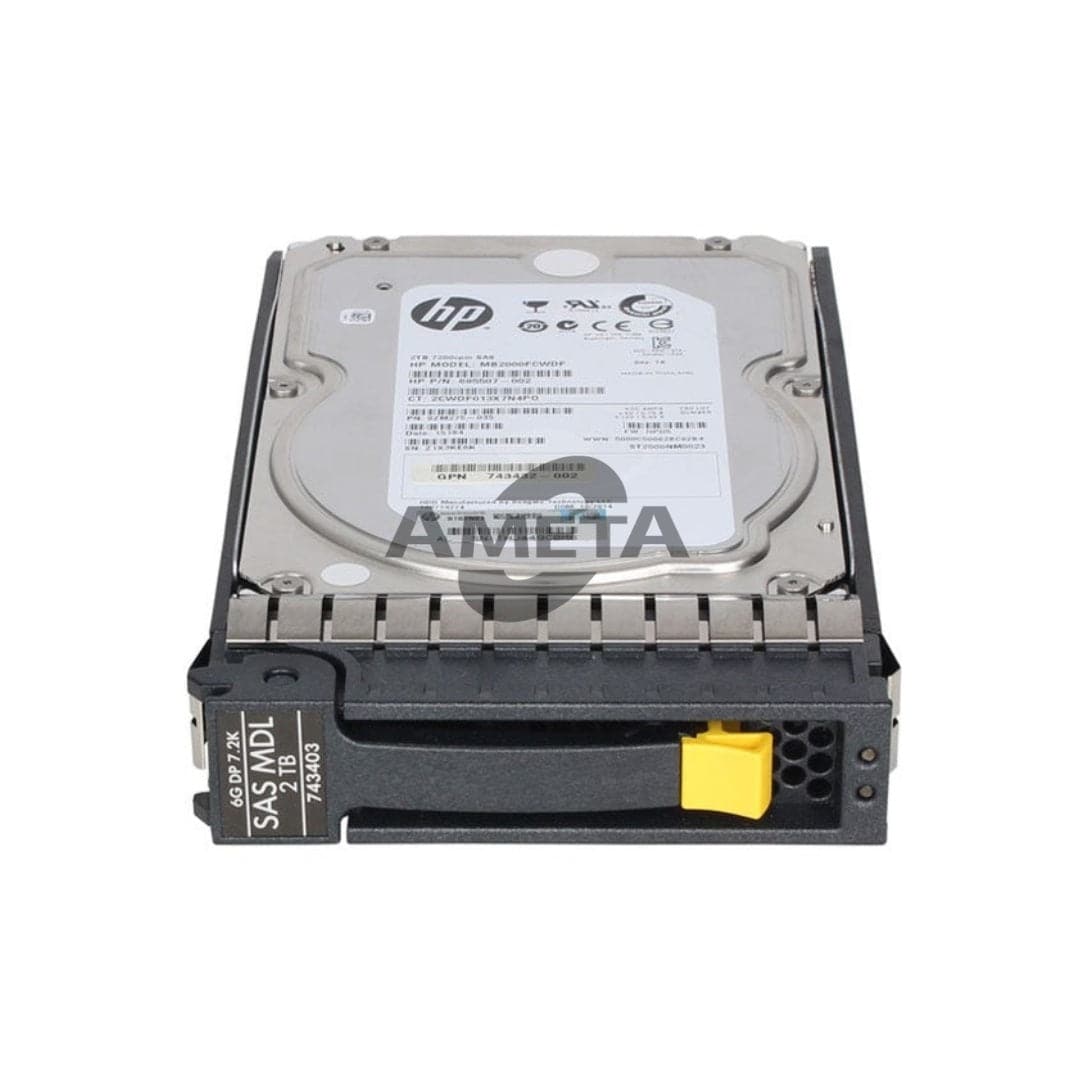 743403-001 - HPE 2TB 6G 7.2K 3.5" MDL SAS HDD