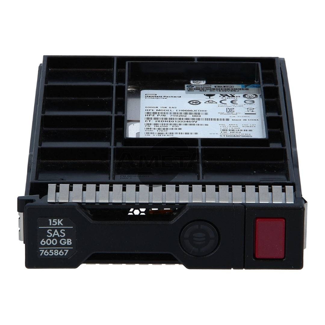 765867-001 - HP 600GB 15K 12G 3.5INCH SCC SAS HDD
