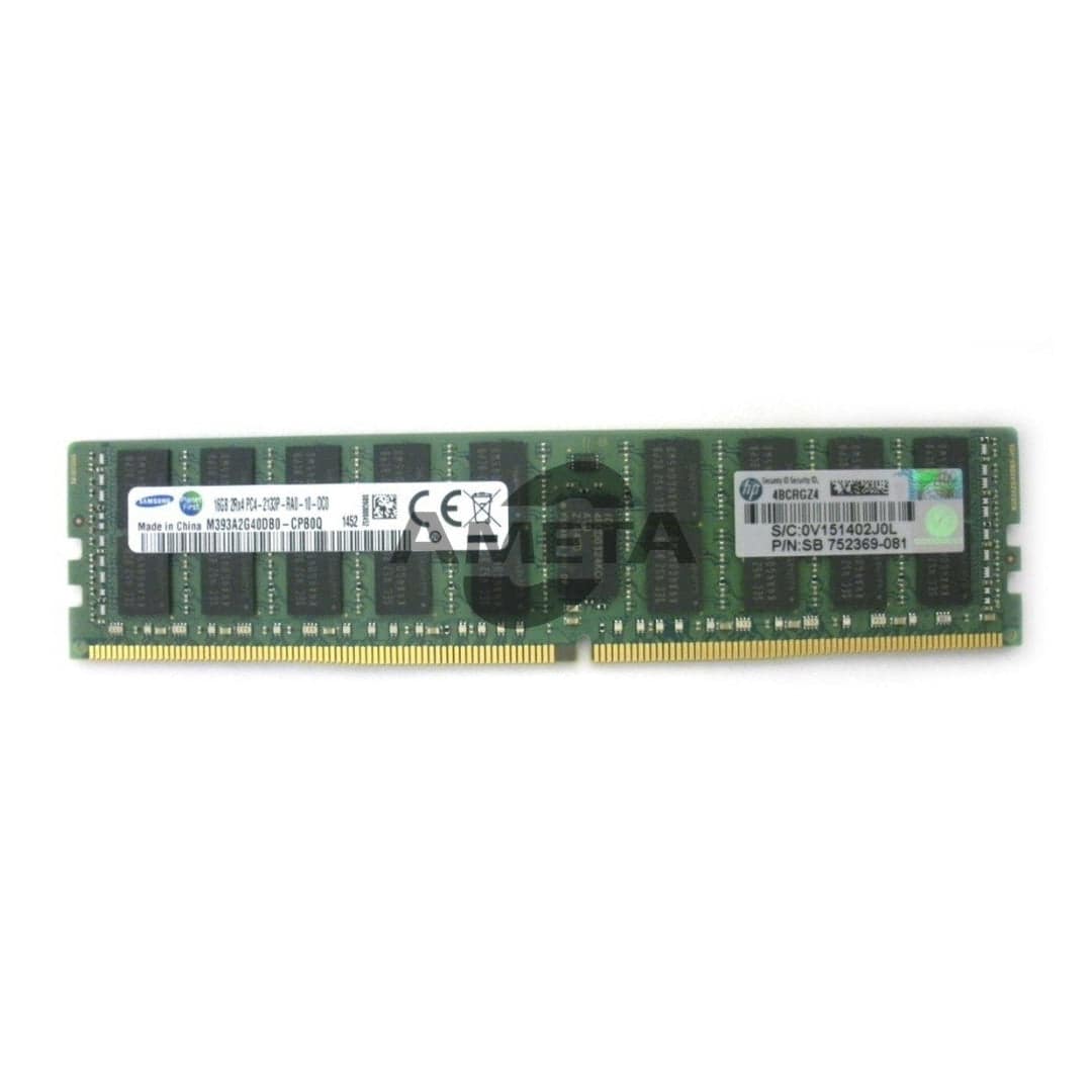 774172-001 - HP 16GB (1X16GB) 2RX4 PC4-2133P-R Memory DIMM