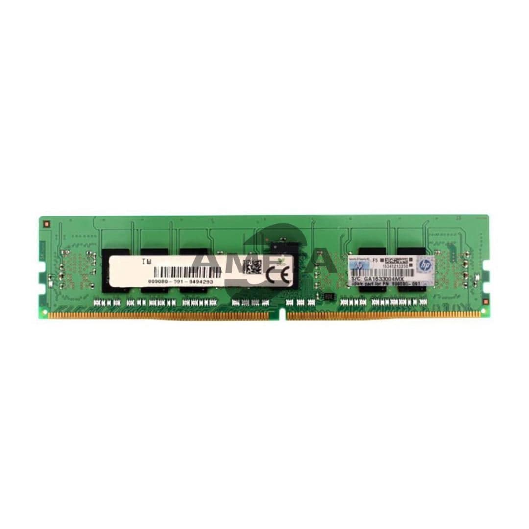 809080-091 - HP 8GB (1x8GB) Single Rank x8 DDR4-2400 Memory DIMM