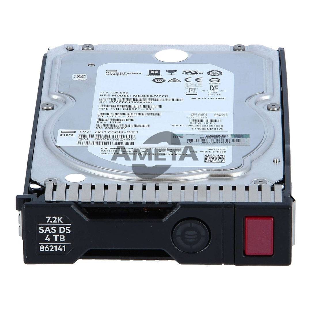 861756-B21 / 862141-001 - HPE 4TB SAS 7.2K LFF SC 512e DS HDD