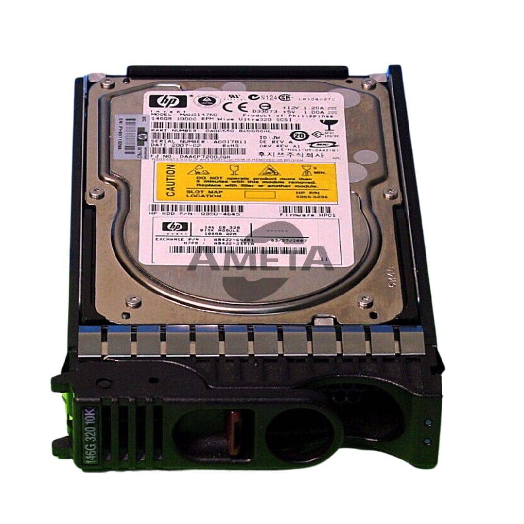 AB422A / A9898A / AD148A - 146GB 10K Hot Plug U320 SCSI Disk Drive