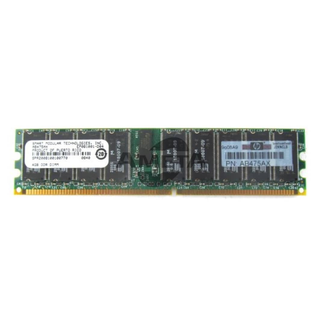 AB475AX - 4GB DDR memory dimm 1/4 of AB475A