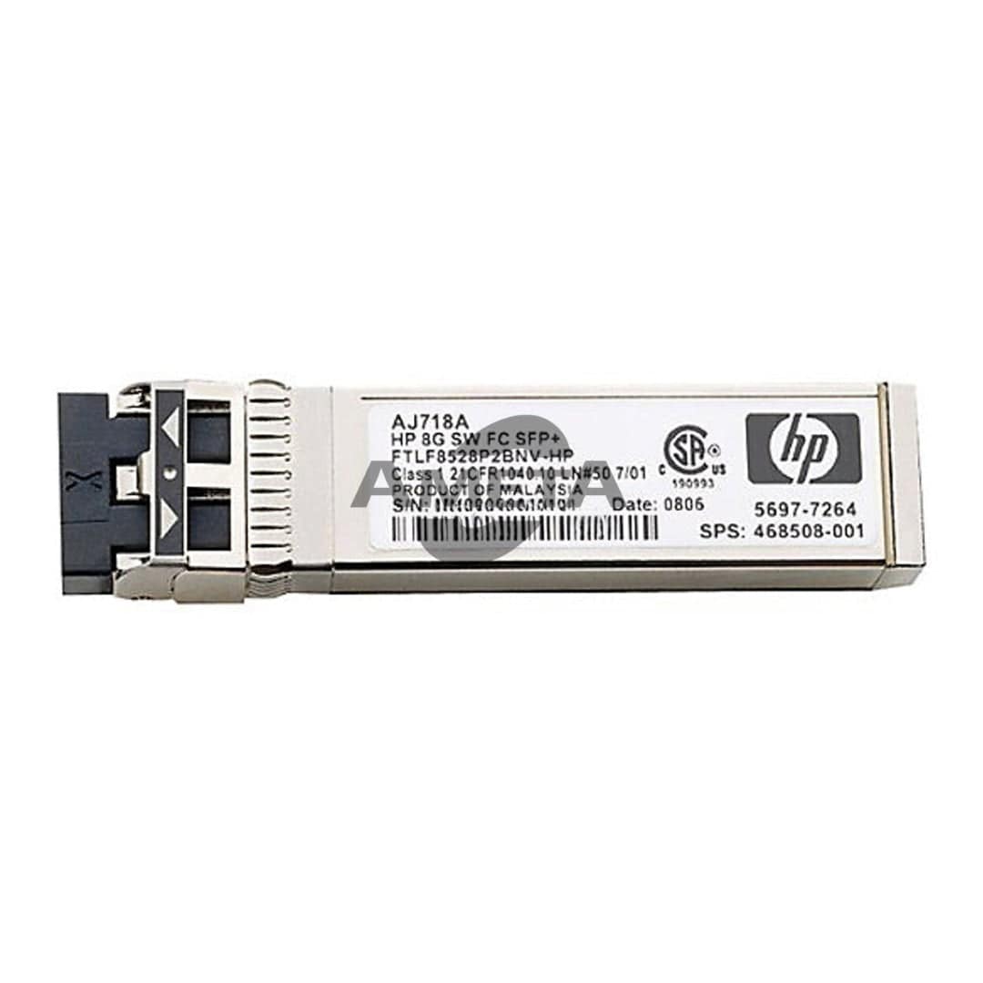 AJ718A / AJ718-63001 - HPE 8Gb Short Wave Fibre Channel SFP+ 1 Pack Transceiver