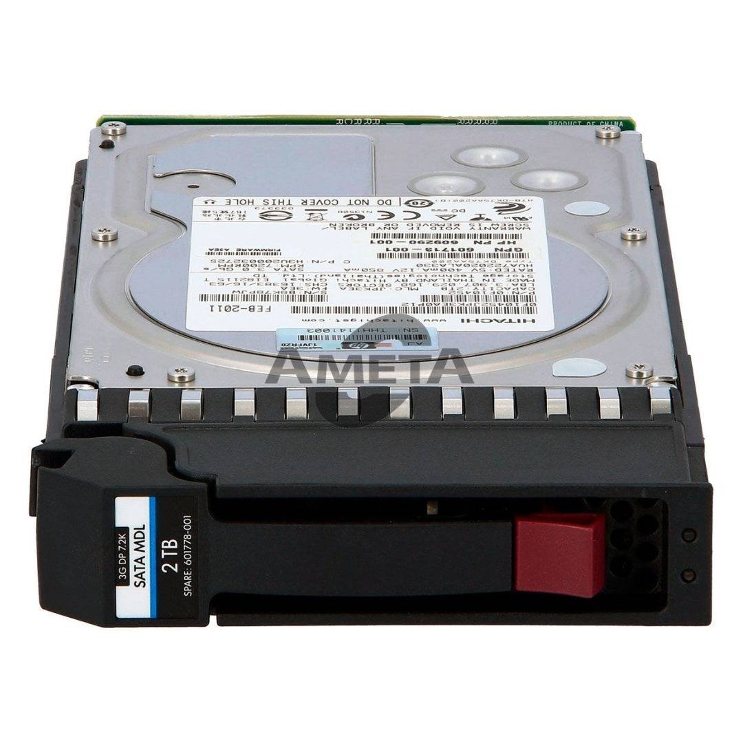 AW556B / 601778-002 - HP P2000 2TB 3G SATA 7.2k rpm LFF (3.5 in) DP HDD