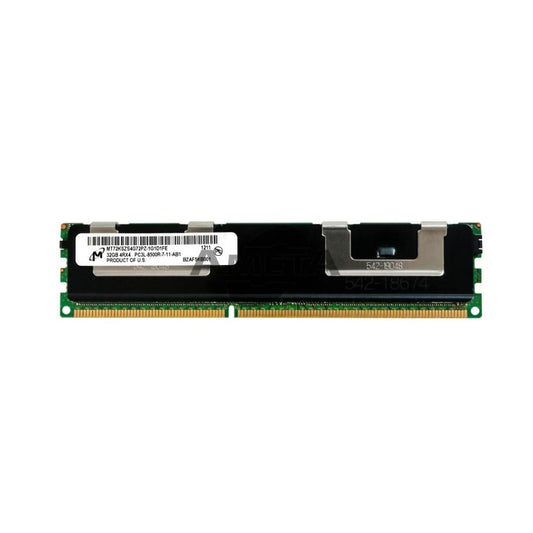 MT72KSZS4G72PZ-1G1D1 / 627875-081 - MICRON 32GB (1X32GB) 4RX4 PC3L-10600R Memory Dimm