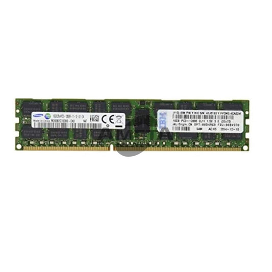 00FE674 - IBM 8GB (1x8GB, 2Rx8, 1.35V) PC3L-12800 Memory DIMM