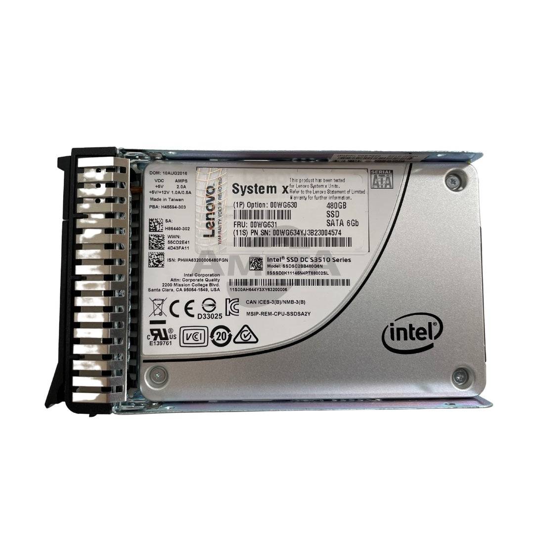00WG630 / 00WG631 - Intel S3510 480GB Enterprise Entry SATA G3HS 2.5" SSD