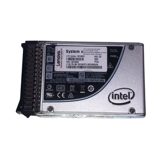 00YA821 / 00YA822 - Intel P3700 800GB NVMe 2.5 G3HS Enterprise Performance PCIe SSD