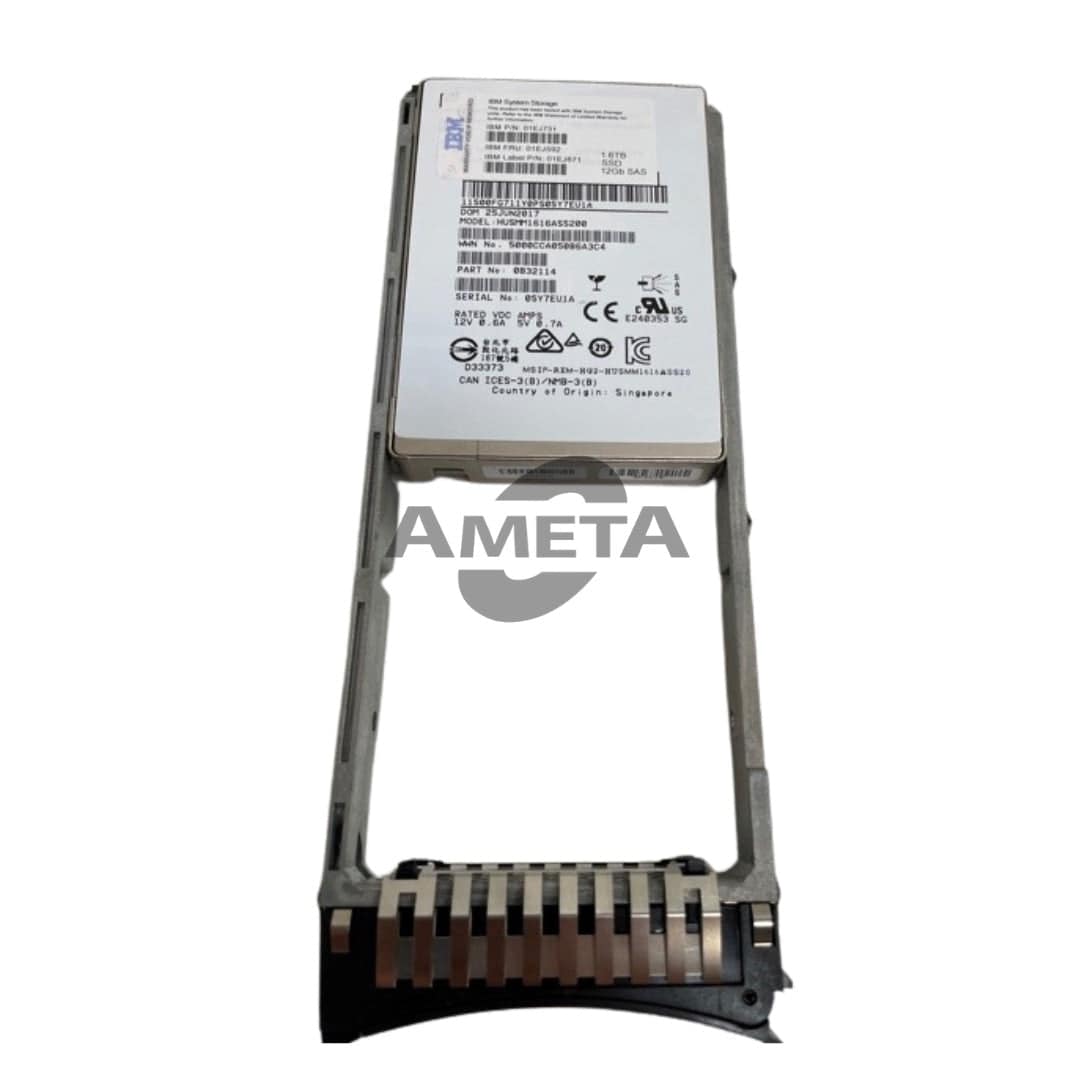 01DE363 / 01EJ592 / 01EJ731 - Lenovo Storage V3700 V2 1.6TB 12G 2.5" Flash Drive