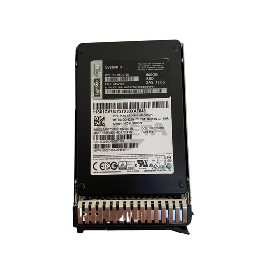 01GV766 / 01GV767 - PM1635a 800GB Enterprise Mainstream 12G SAS G3HS 2.5" SSD