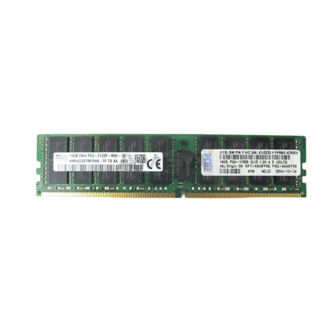 46W0796 / 46W0798 - 16GB TruDDR4 Memory (2Rx4, 1.2V) PC4-17000 CL15 2133MHz LP RDIMM